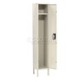 Nexel Nexel Industries IS1216ATN Assembled Single Tier & 1 Door Locker; Tan - 12 x 12 x 60 in. IS1216ATN